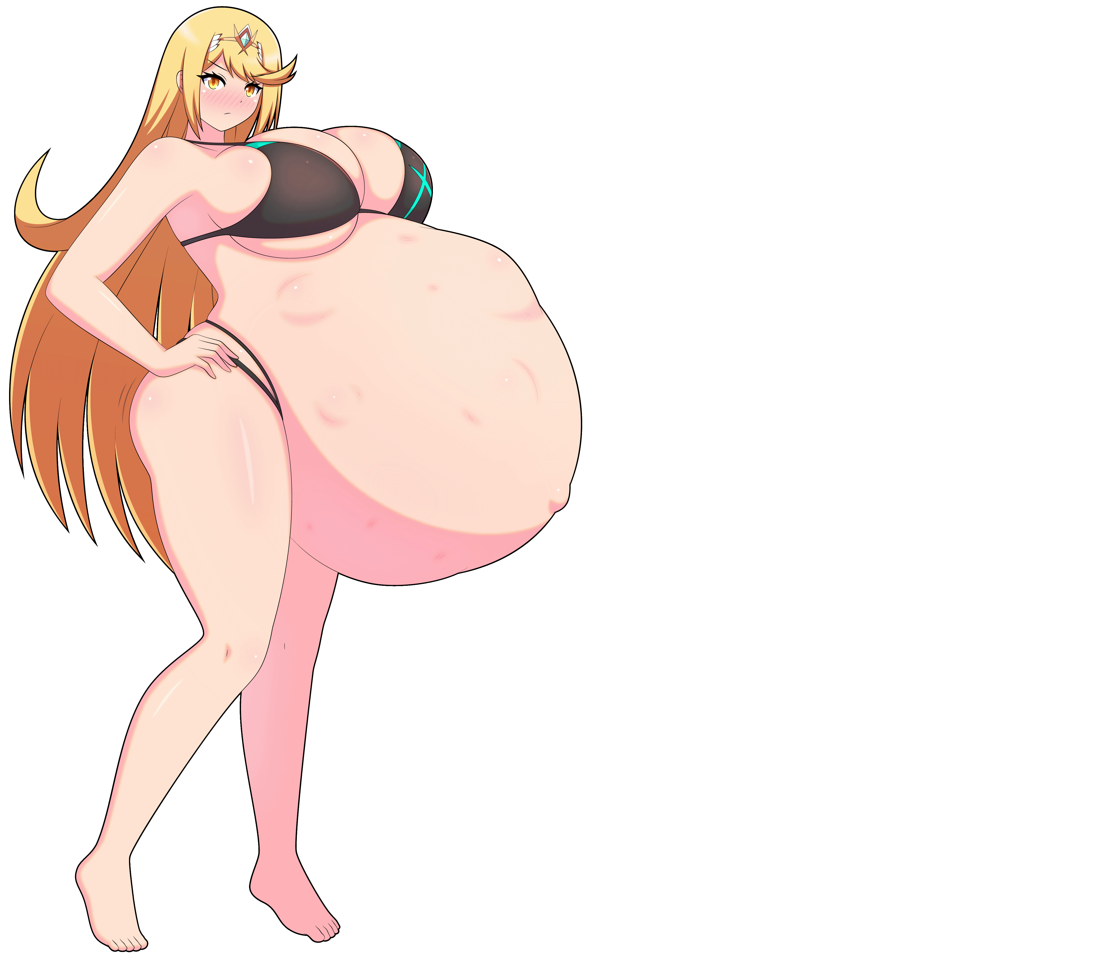 Guren's Cute Round Belly